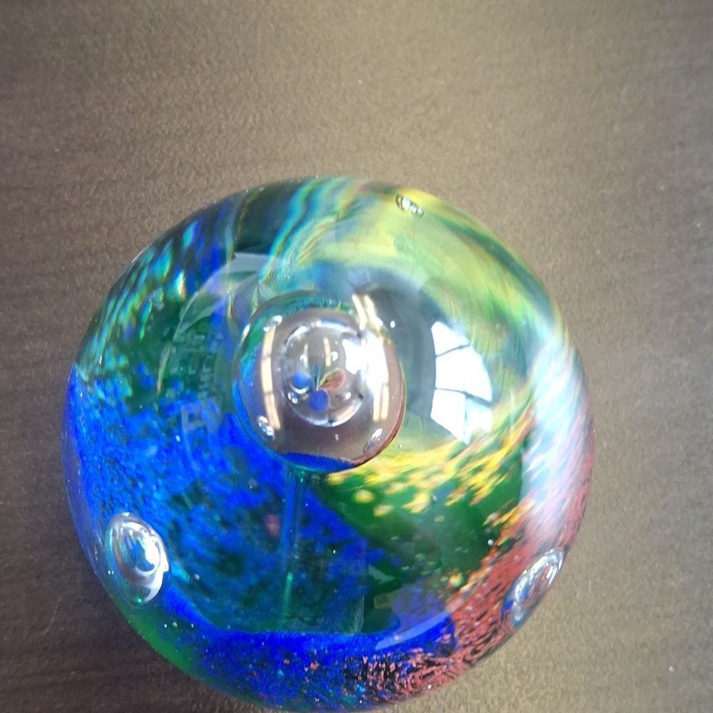 Colorful Glass Paperweight - Picture 3 of 7